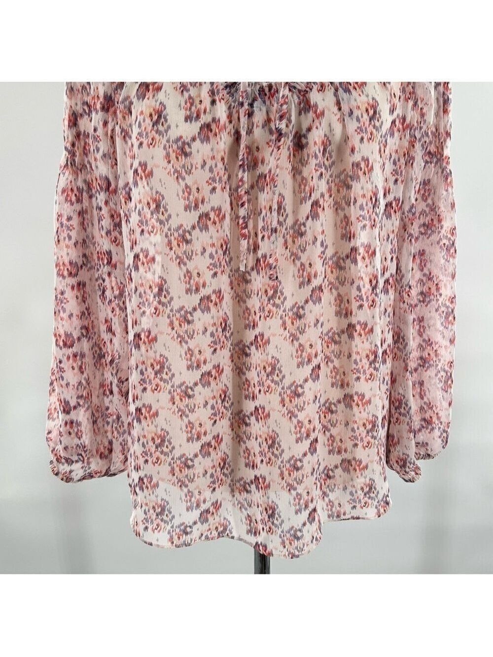 Romeo Juliet Couture Floral Blouse Pink Purple White Small - Picture 6 of 12